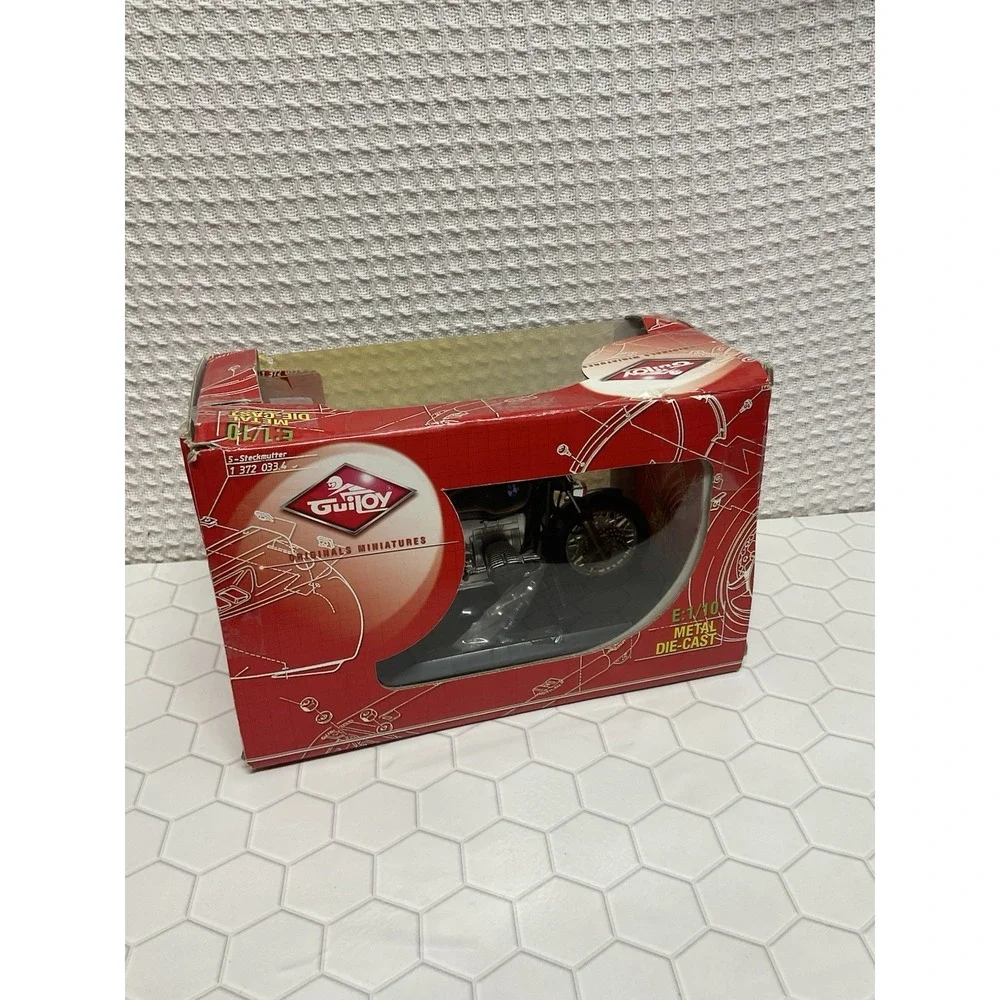 Vintage GUILOY E 1/10. SERIES BMW R100 1991 #10695 NEW IN BOX MOTORCYCLE